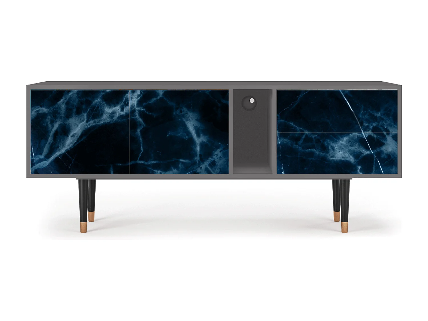 Mobile TV - 170х69х48 cm - T1 - Deep Ocean, Grigio