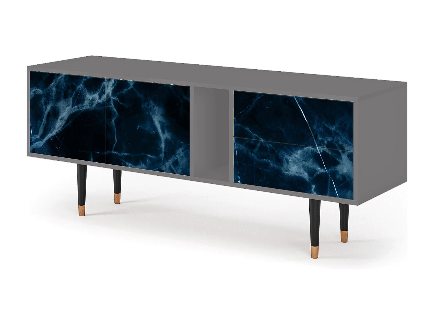 Mobile TV - 170х69х48 cm - T1 - Deep Ocean, Grigio