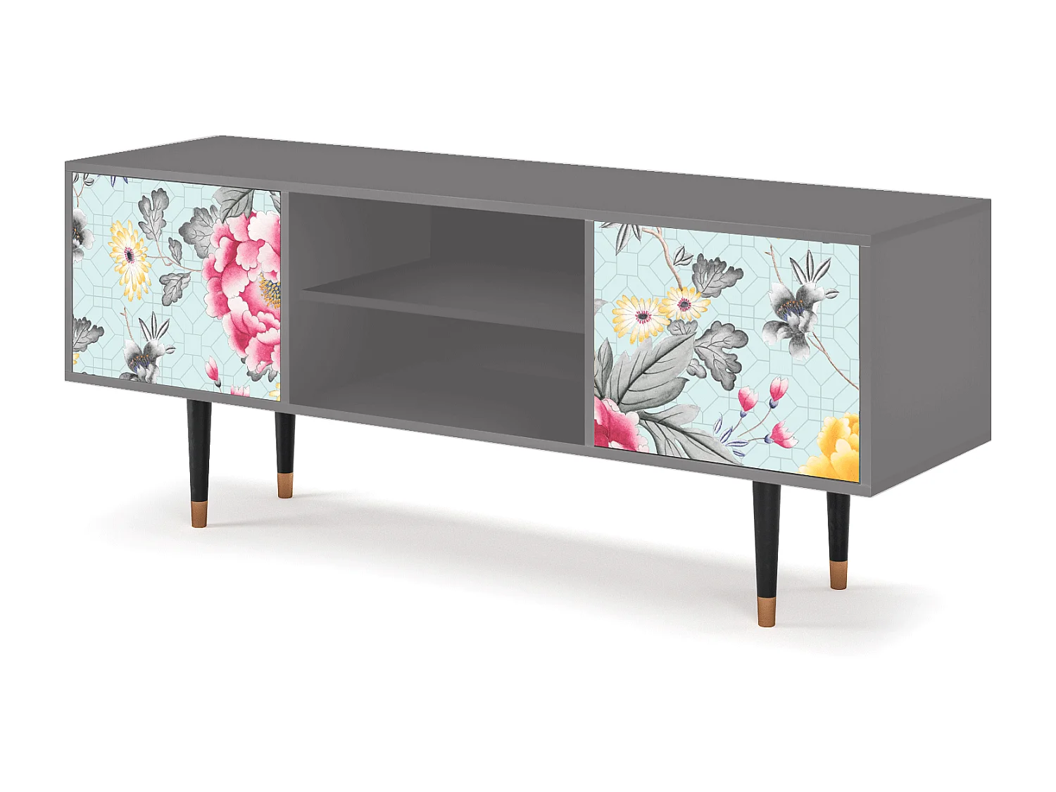 Mobile TV - 170х69х48 cm - T2 - Sky Garden, Grigio