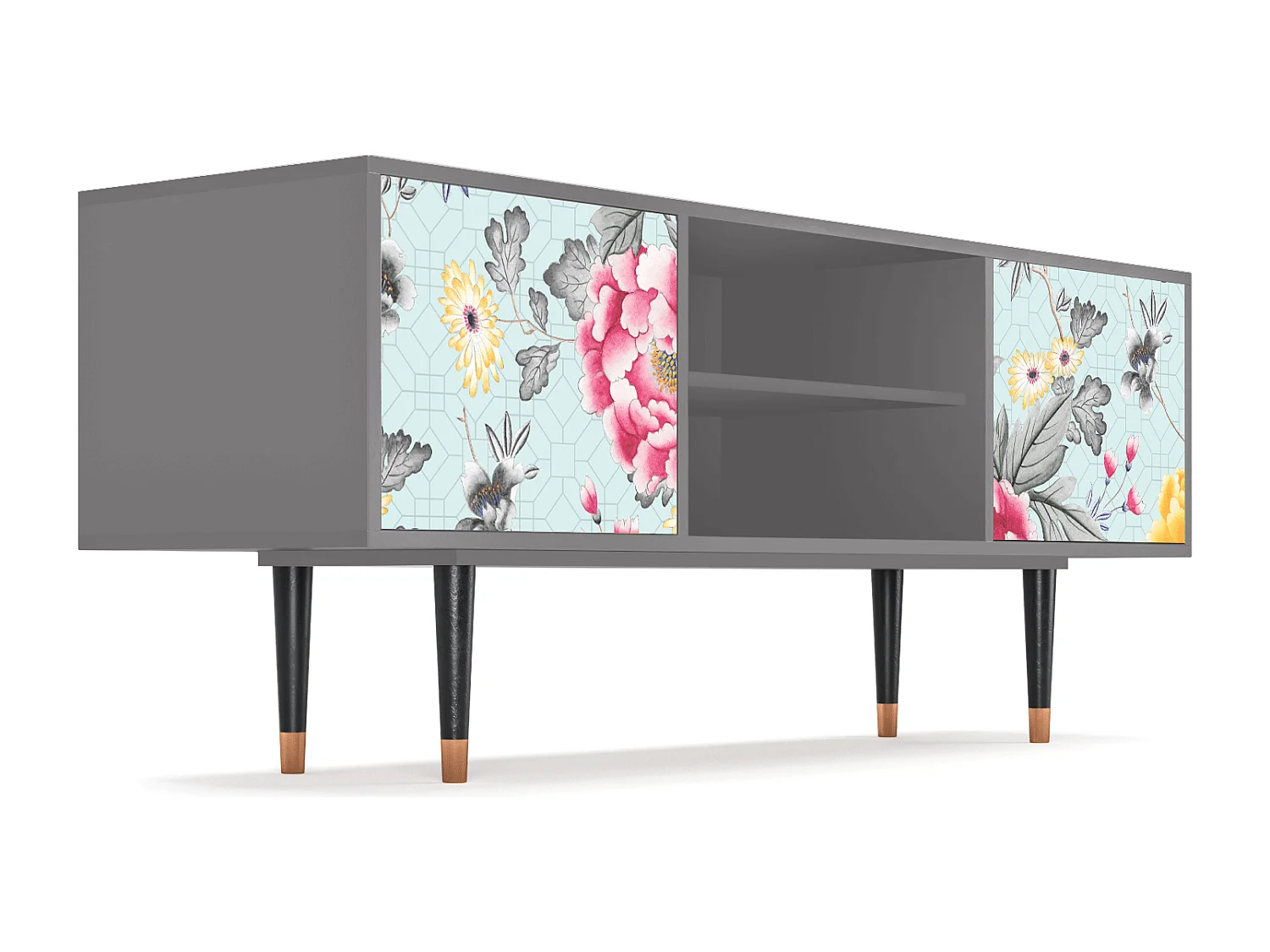 Mobile TV - 170х69х48 cm - T2 - Sky Garden, Grigio