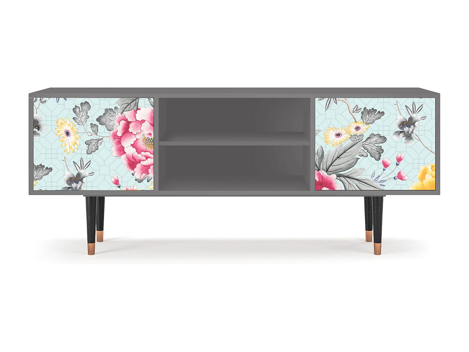 Meuble TV - 170х69х48 cm - T2 - Sky Garden, Gris