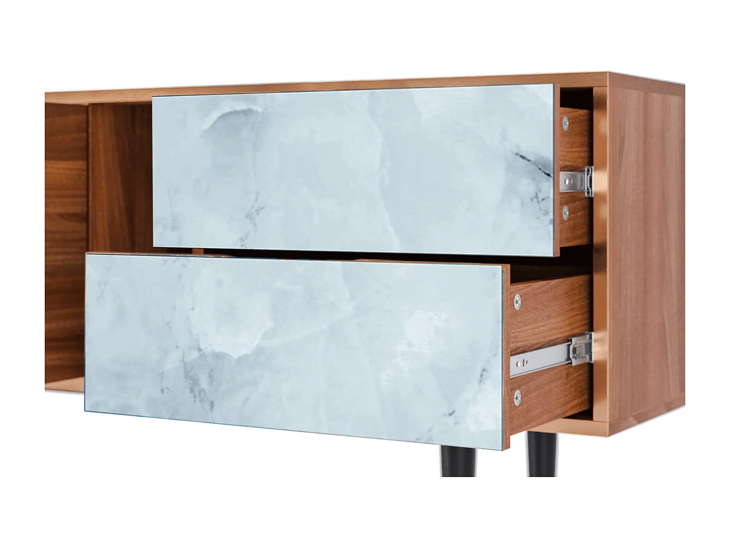 Meuble TV - 170х69х48 cm - T1 - Glacial Colour, Noyer