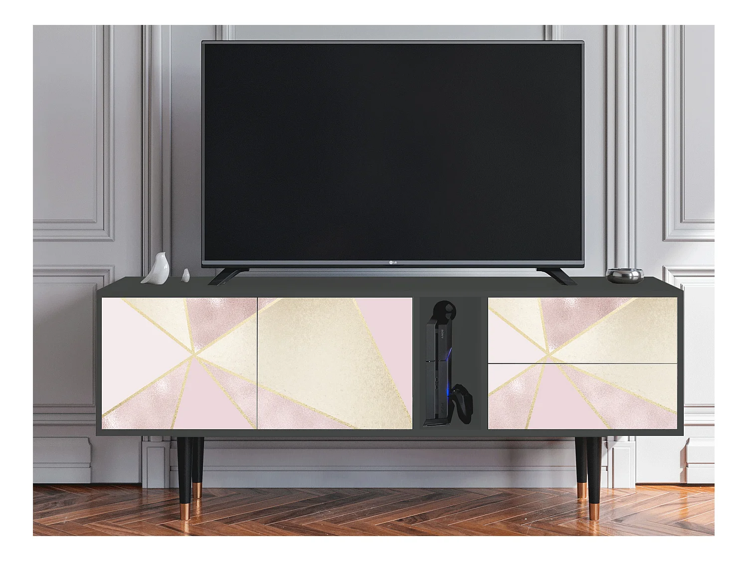 TV-Möbel - 170х69х48 cm - T1 - Cosmopolitan Diva, Anthrazit