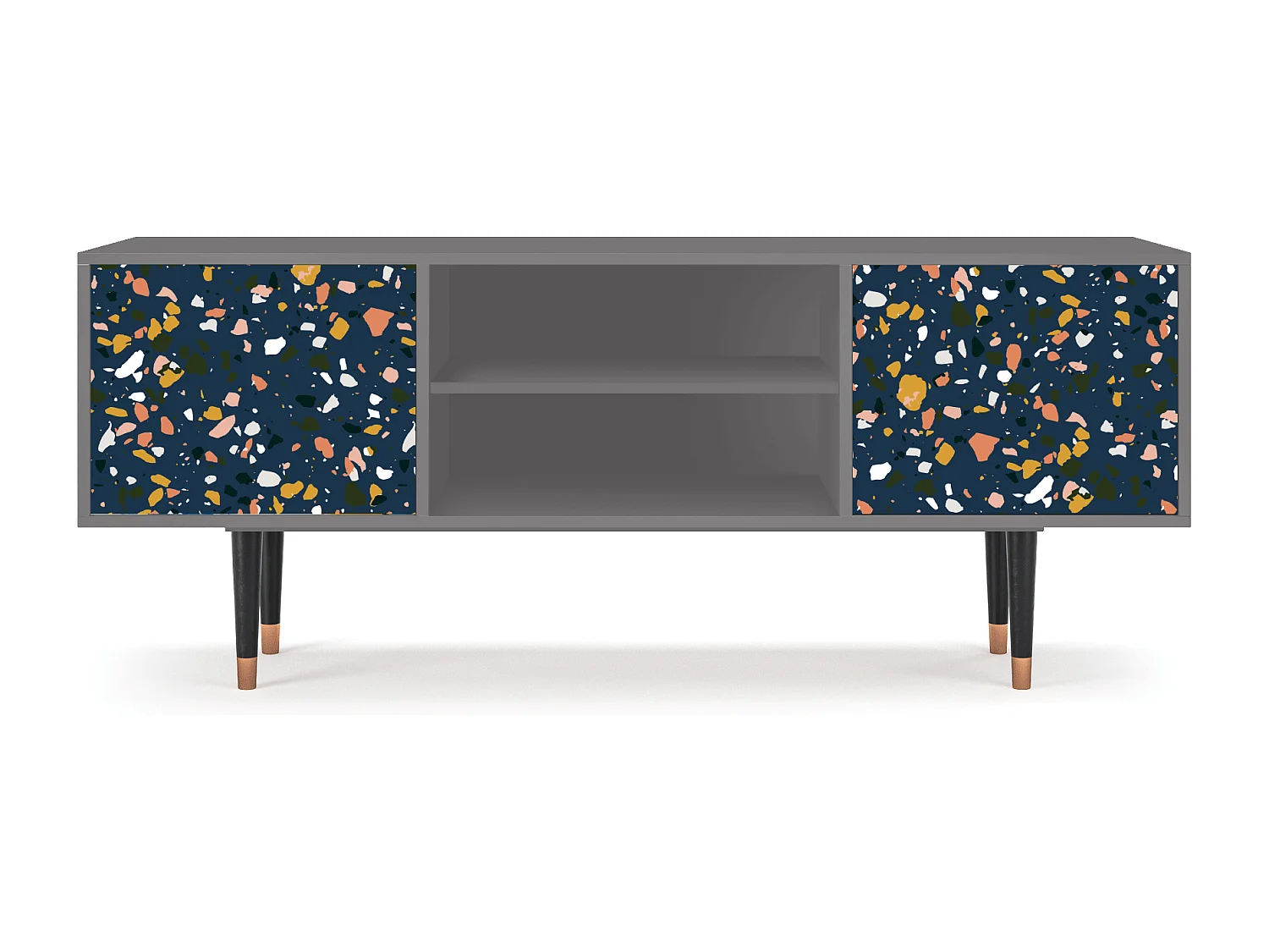 Meuble TV - 170х69х48 cm - T2 - Night Sky Langhterns, Gris