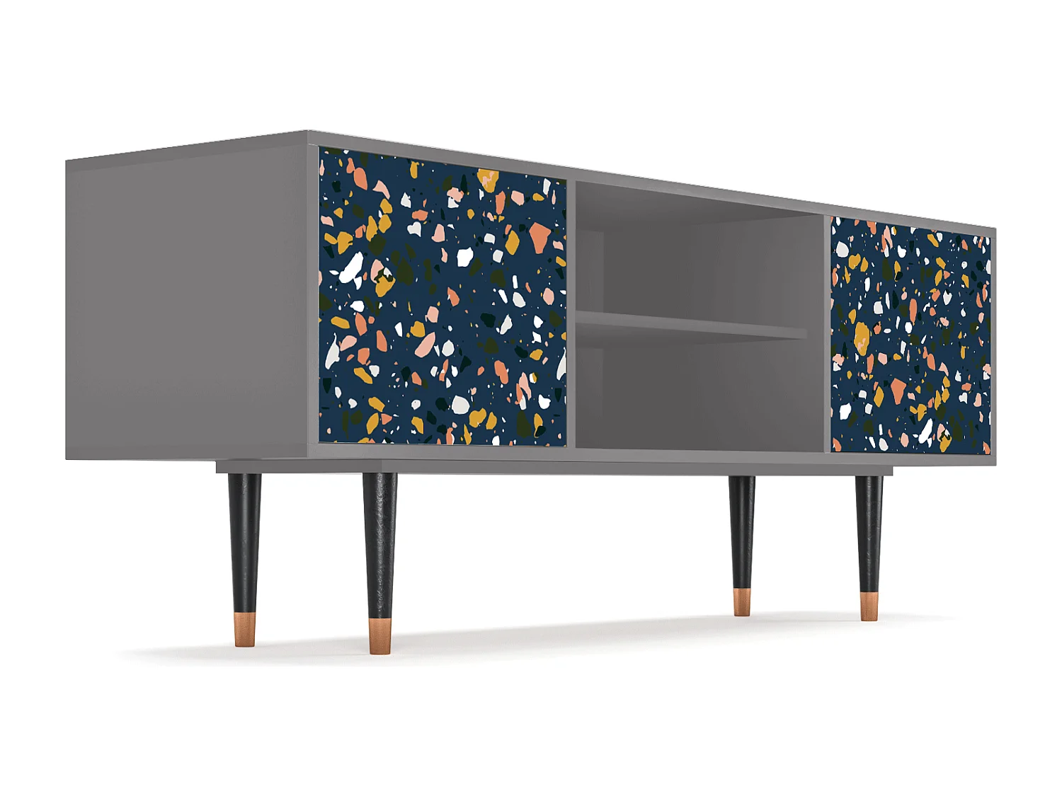 Meuble TV - 170х69х48 cm - T2 - Night Sky Langhterns, Gris