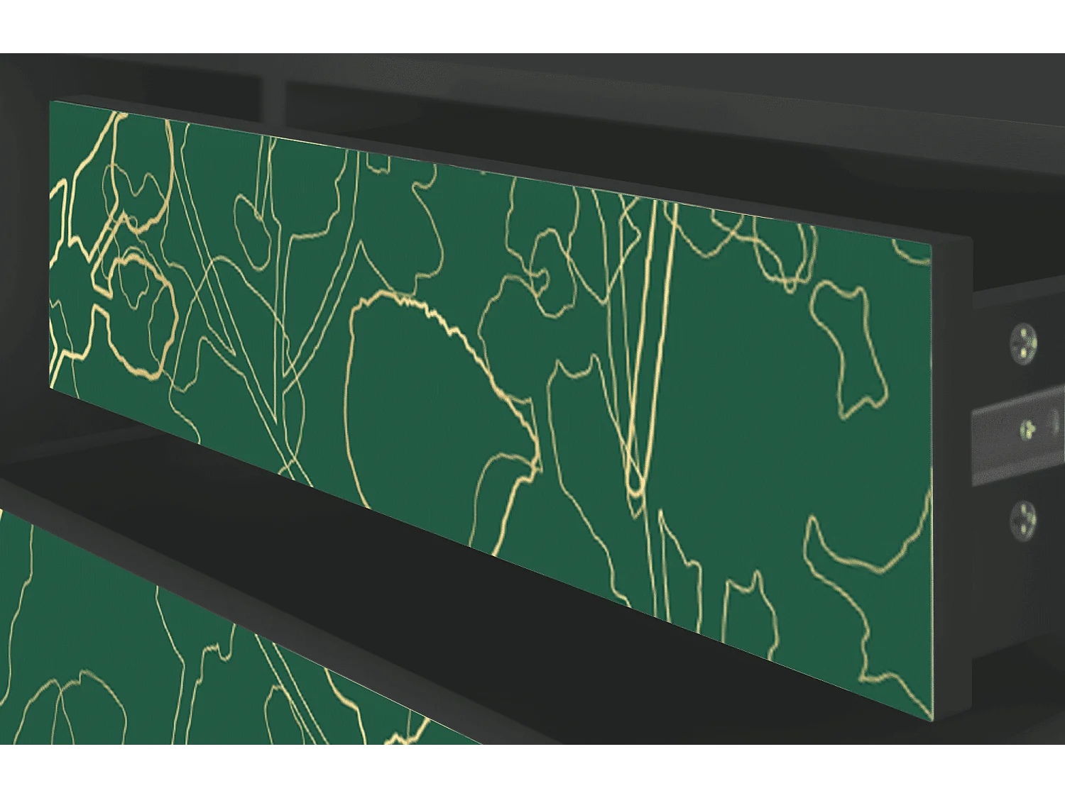 TV-meubel - 170х59х48 cm - T4 - Emerald Forest, Antraciet