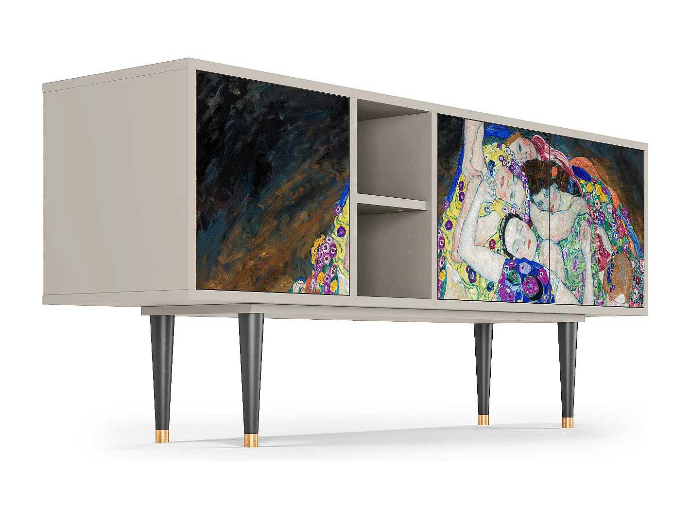 Meuble TV - 150х69х41 cm - T5 - The Maiden by Klimt, Sable
