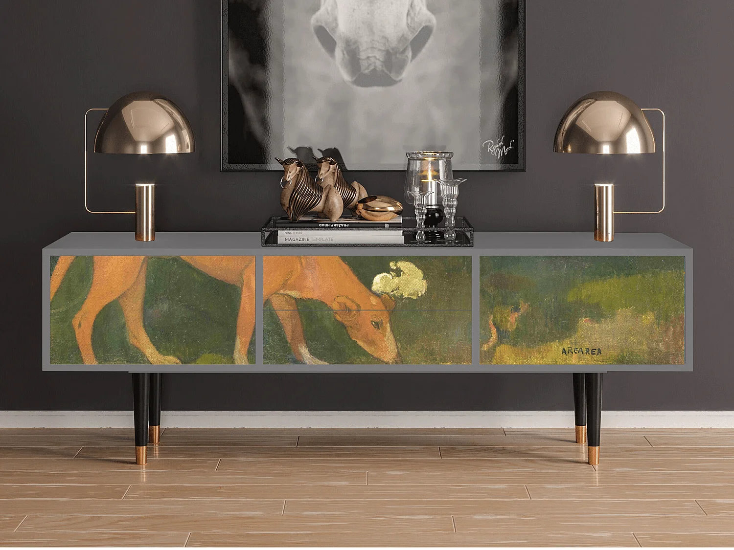 Mobile TV - 170х59х48 cm - T4 - Arearea , Grigio