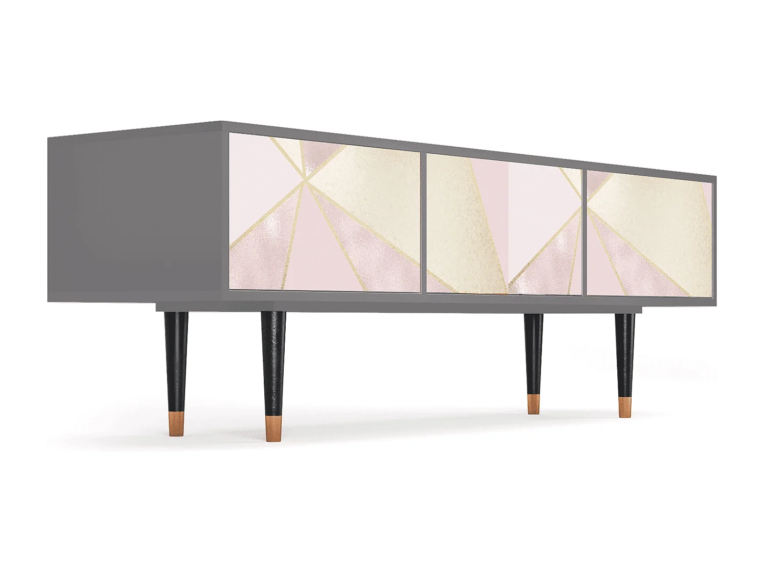 Mueble de TV - 170х59х48 cm - T4 - Cosmopolitan Diva, Cinza