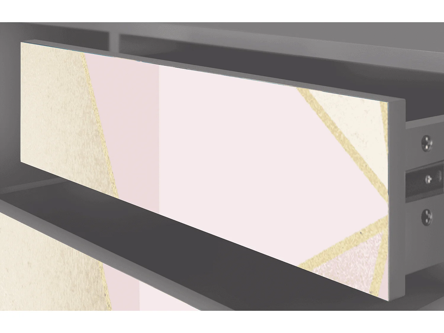 Mueble de TV - 170х59х48 cm - T4 - Cosmopolitan Diva, Cinza