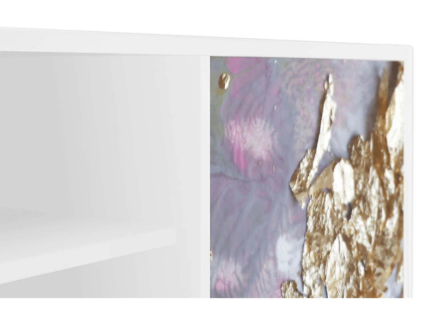 Szafka RTV - 170х69х48 cm - T2 - Planet Earth, Biały