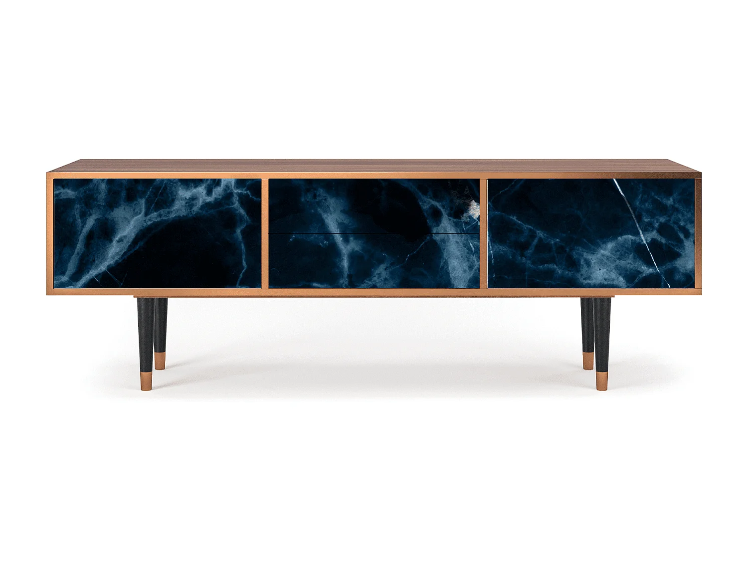 Mobile TV - 170х59х48 cm - T4 - Deep Ocean, Noce