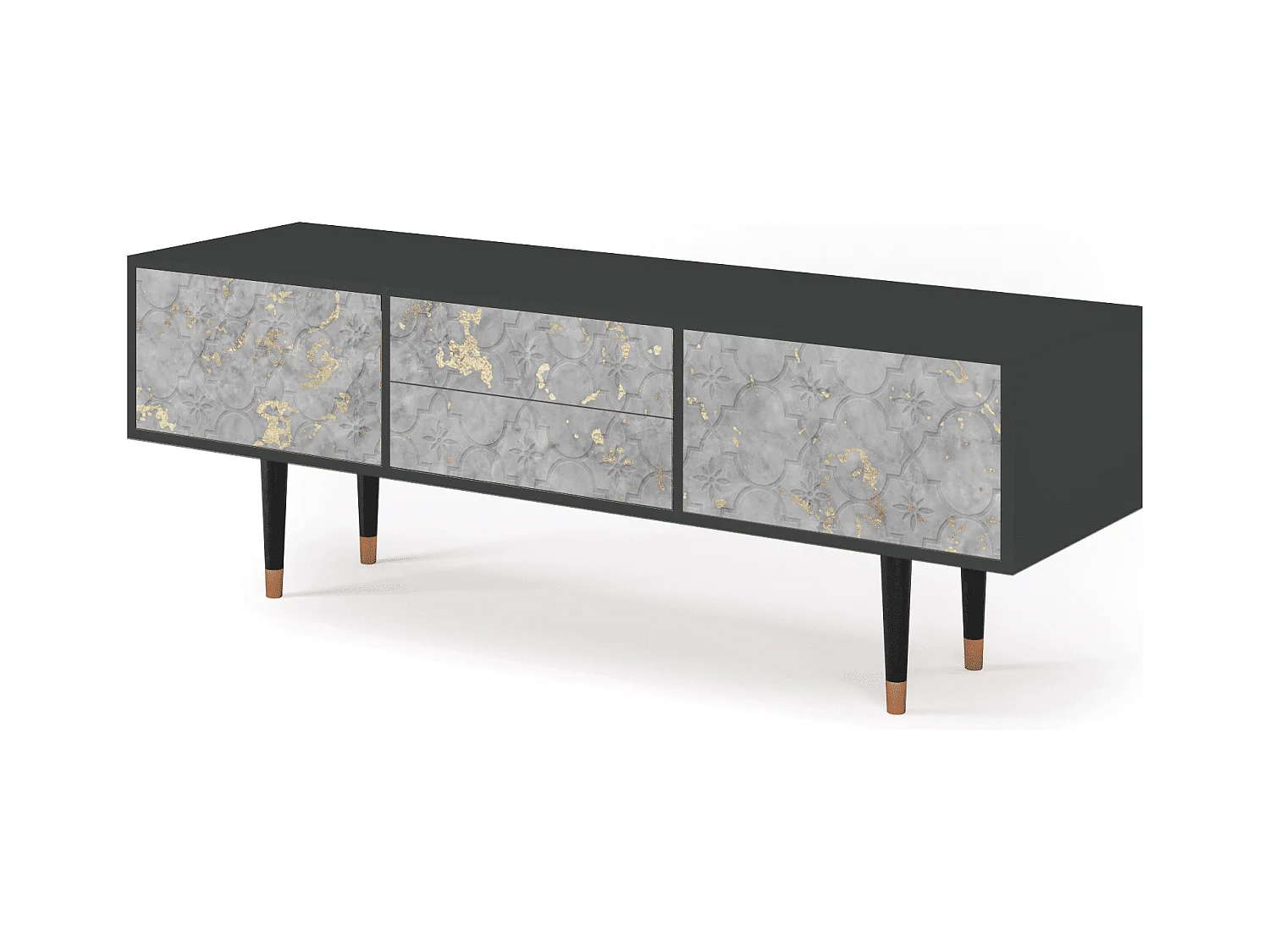 Meuble TV - 170х59х48 cm - T4 - Mariana Trench, Anthracite