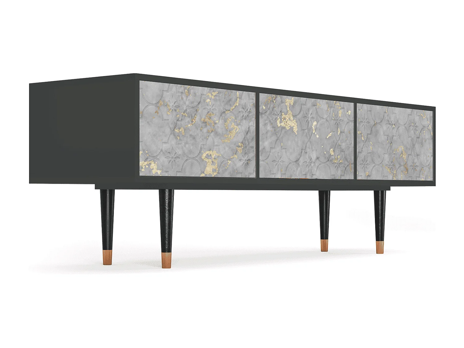 Mueble de TV - 170х59х48 cm - T4 - Mariana Trench, Antracita