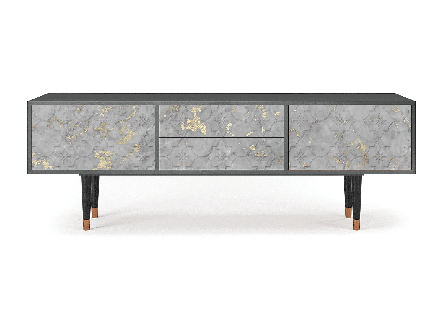 Meuble TV - 170х59х48 cm - T4 - Mariana Trench, Anthracite