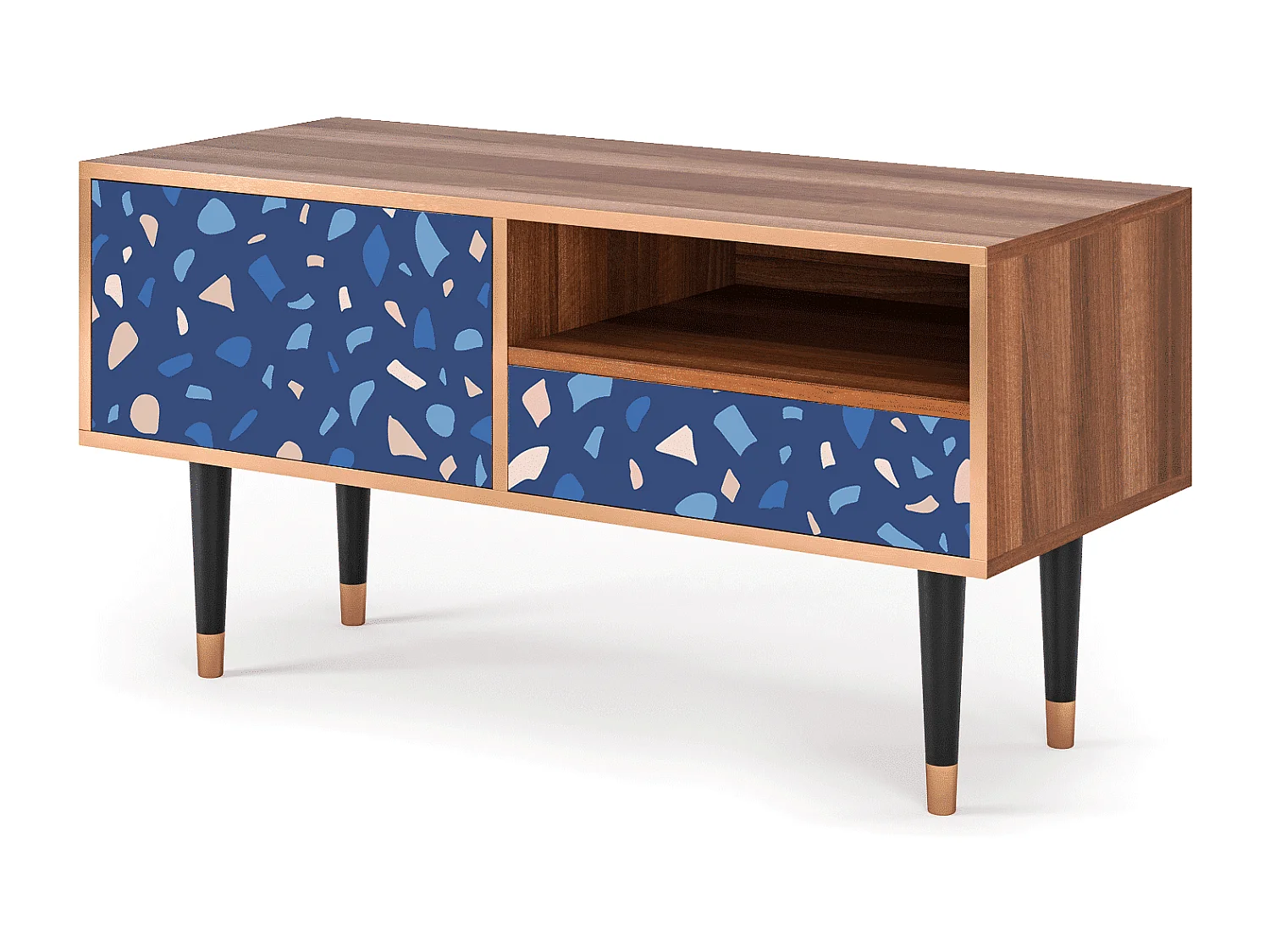 Meuble TV - 115х59х48 cm - T3 - Soap Whirpool, Noyer