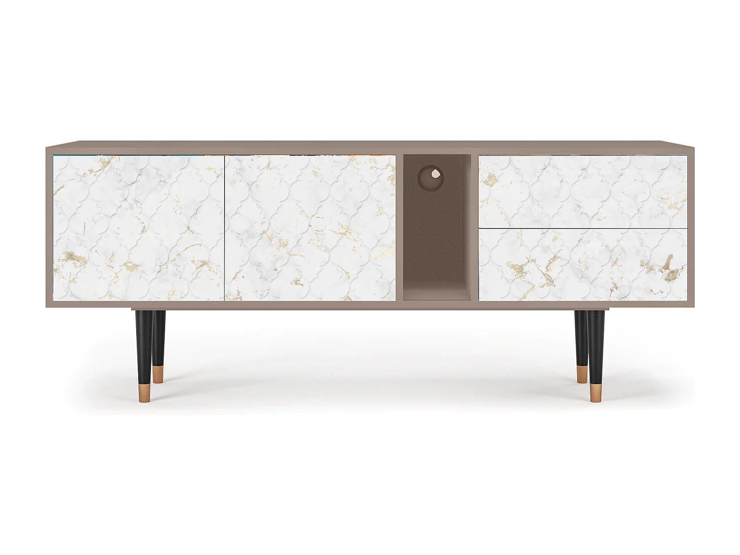 Meuble TV - 170х69х48 cm - T1 - Sweet Cotton, Latte