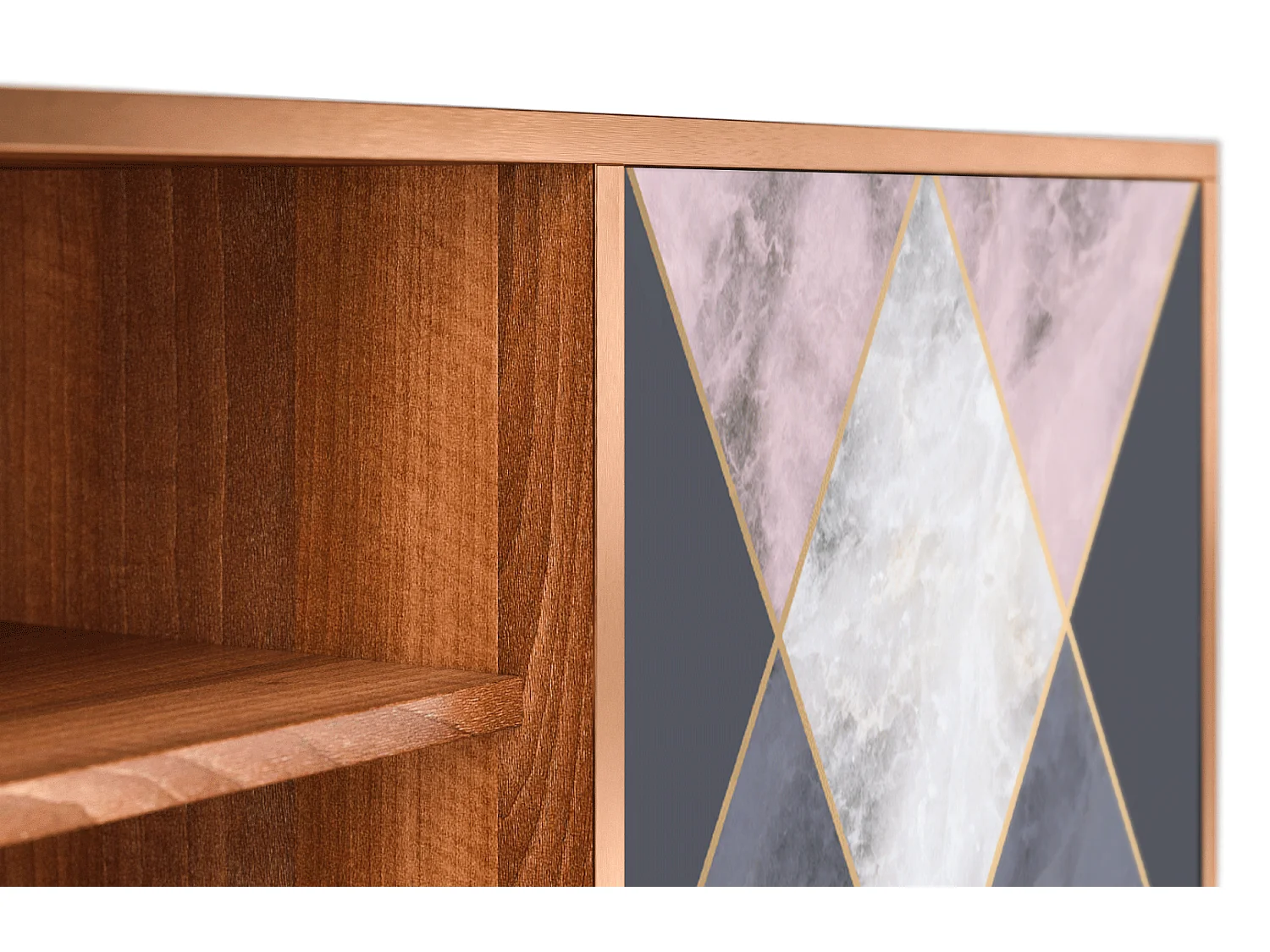 Meuble TV - 170х69х48 cm - T2 - Ideal Harmony, Noyer