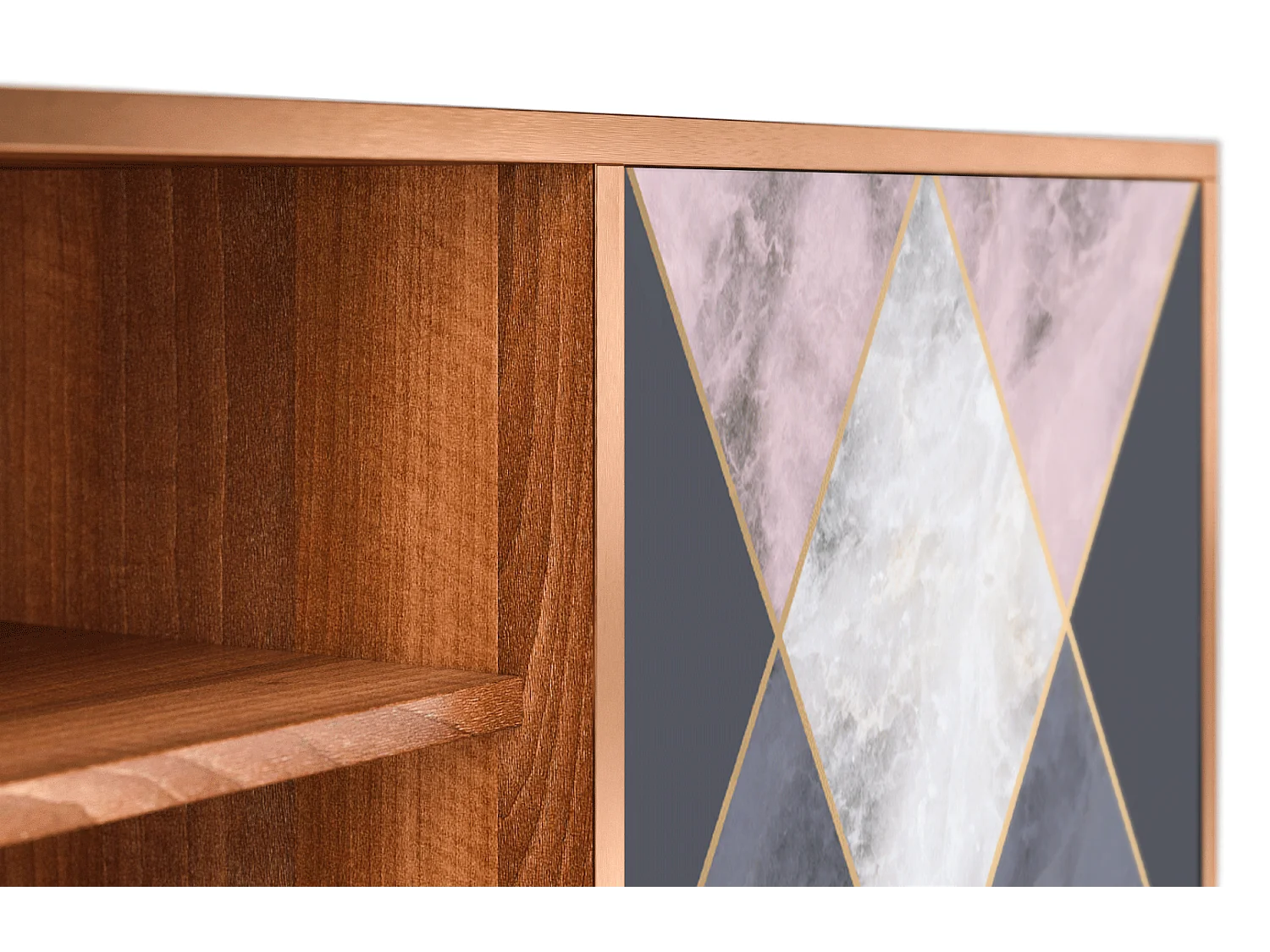 Meuble TV - 170х69х48 cm - T2 - Ideal Harmony, Noyer