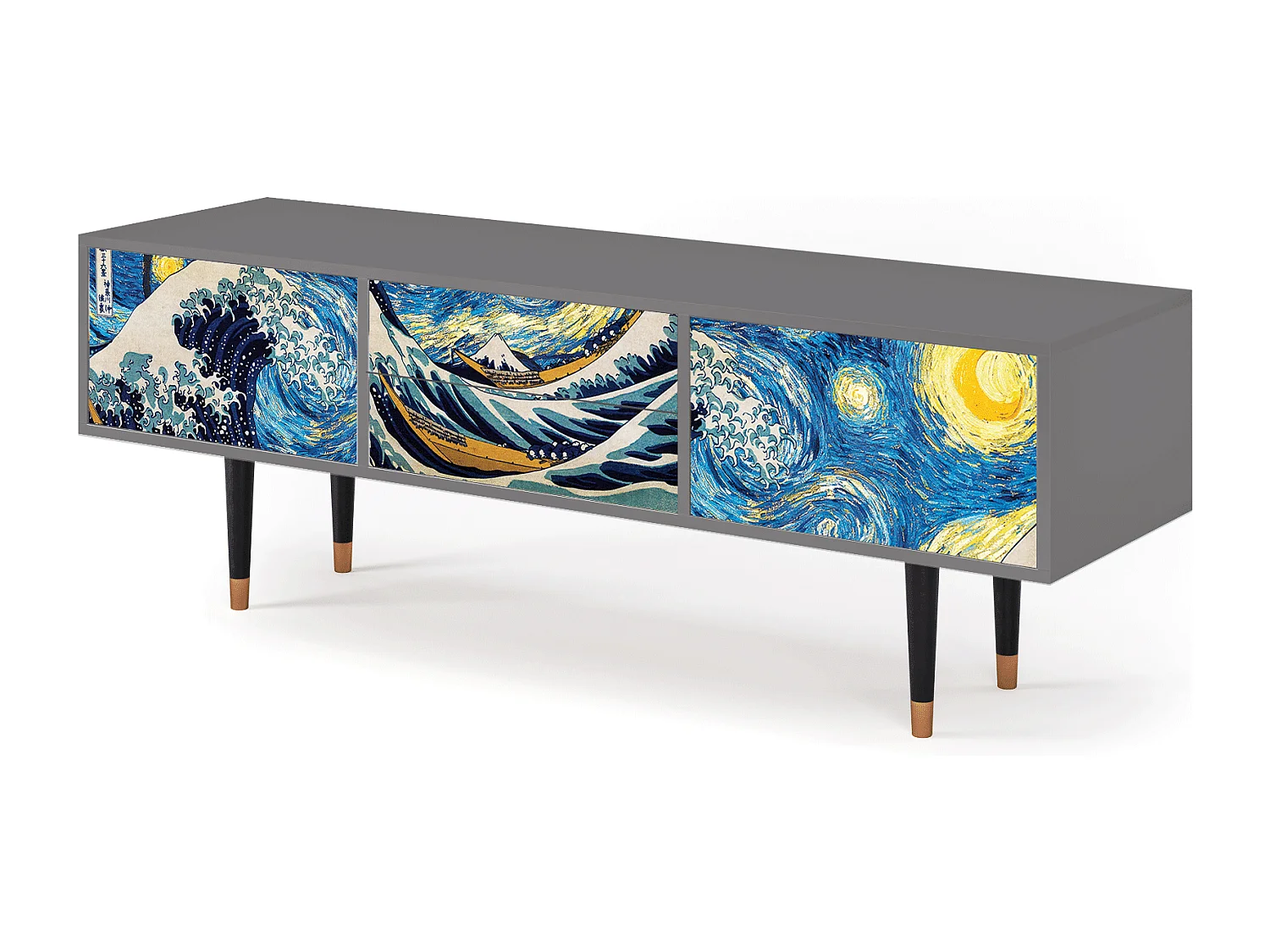 TV-Möbel - 170х59х48 cm - T4 - Great Wave, Grau