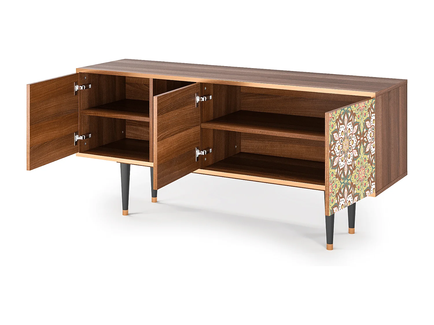 TV-Möbel - 150х69х41 cm - T5 - Chinese Tea, Walnuss