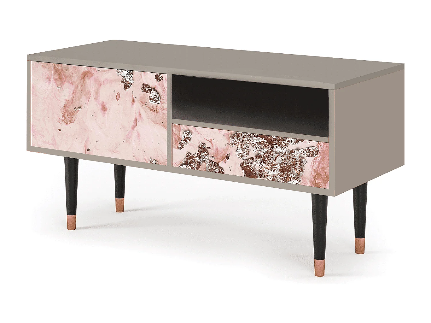 Mueble de TV - 115х59х48 cm - T3 - Cotton Candy, Areia