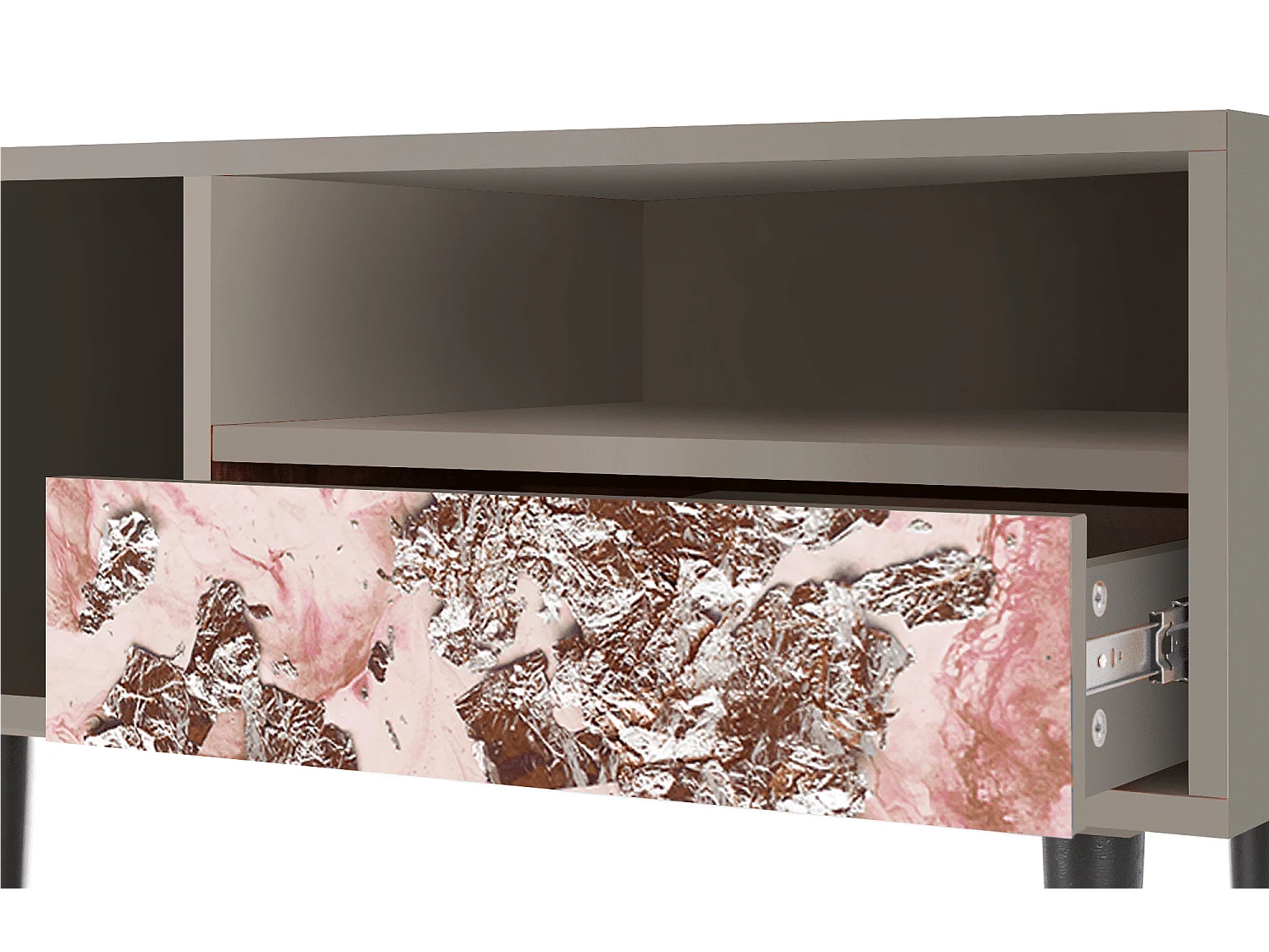 Mueble de TV - 115х59х48 cm - T3 - Cotton Candy, Areia