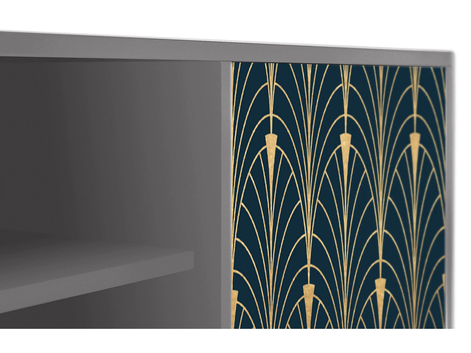 Meuble TV - 170х69х48 cm - T2 - Flower of the Nile, Gris