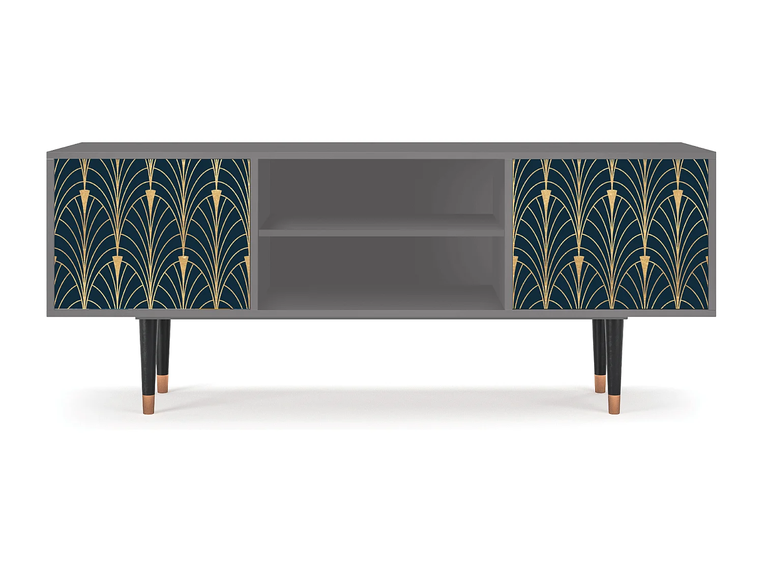 TV-meubel - 170х69х48 cm - T2 - Flower of the Nile, Grijs