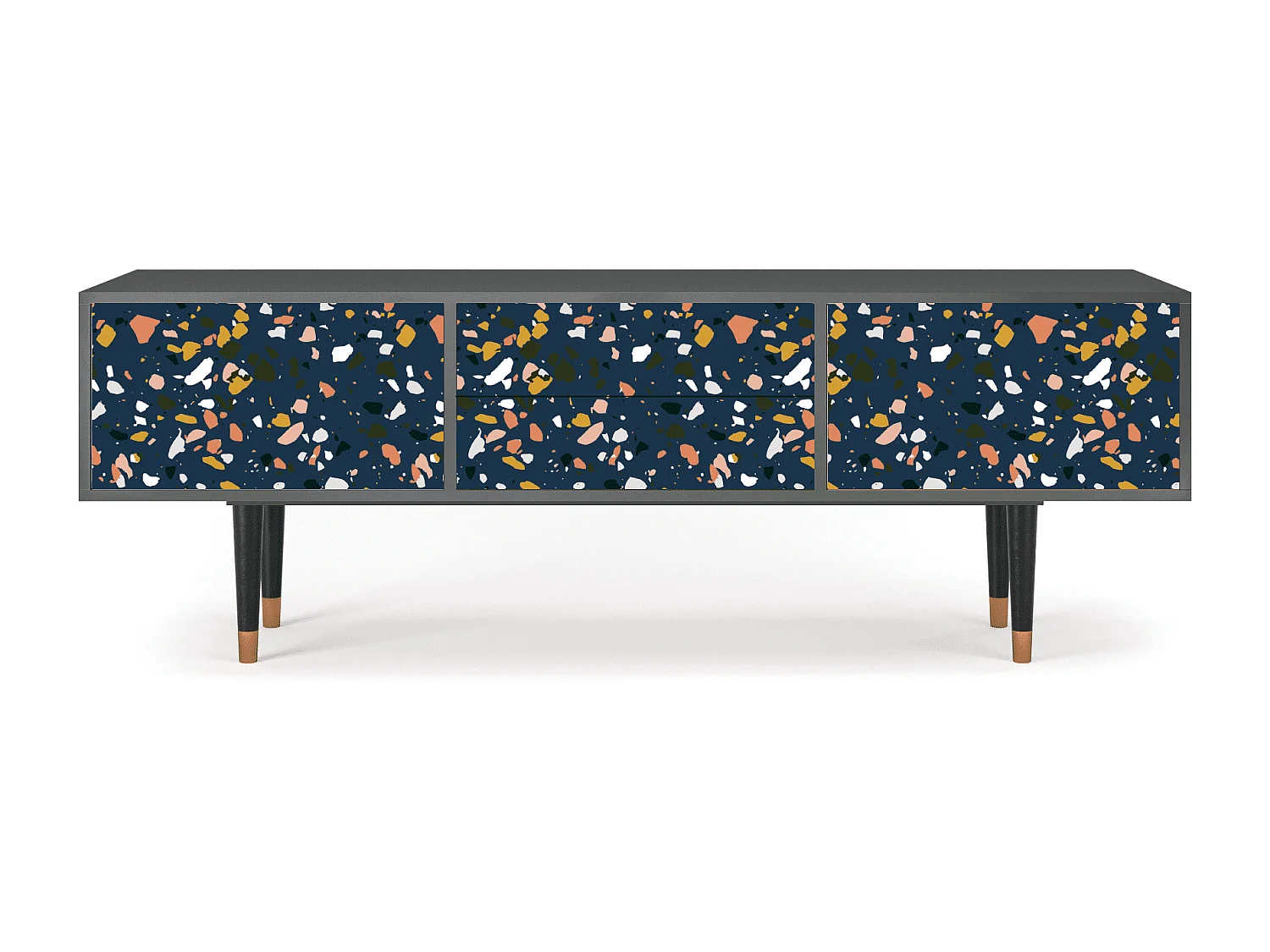 Szafka RTV - 170х59х48 cm - T4 - Night Sky Langhterns, Antracyt