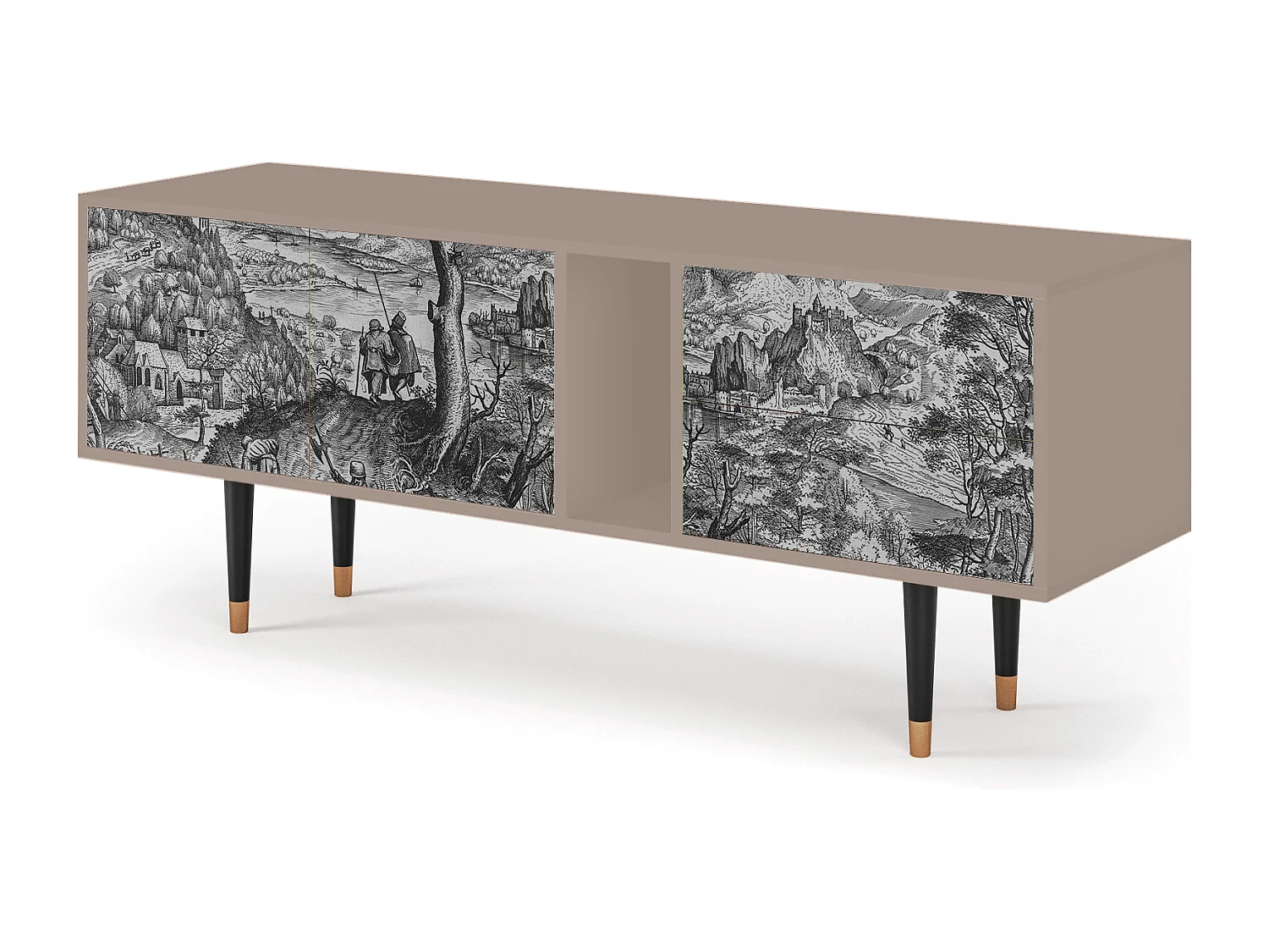 Meuble TV - 170х69х48 cm - T1 - Milites Requiescentes, Latte