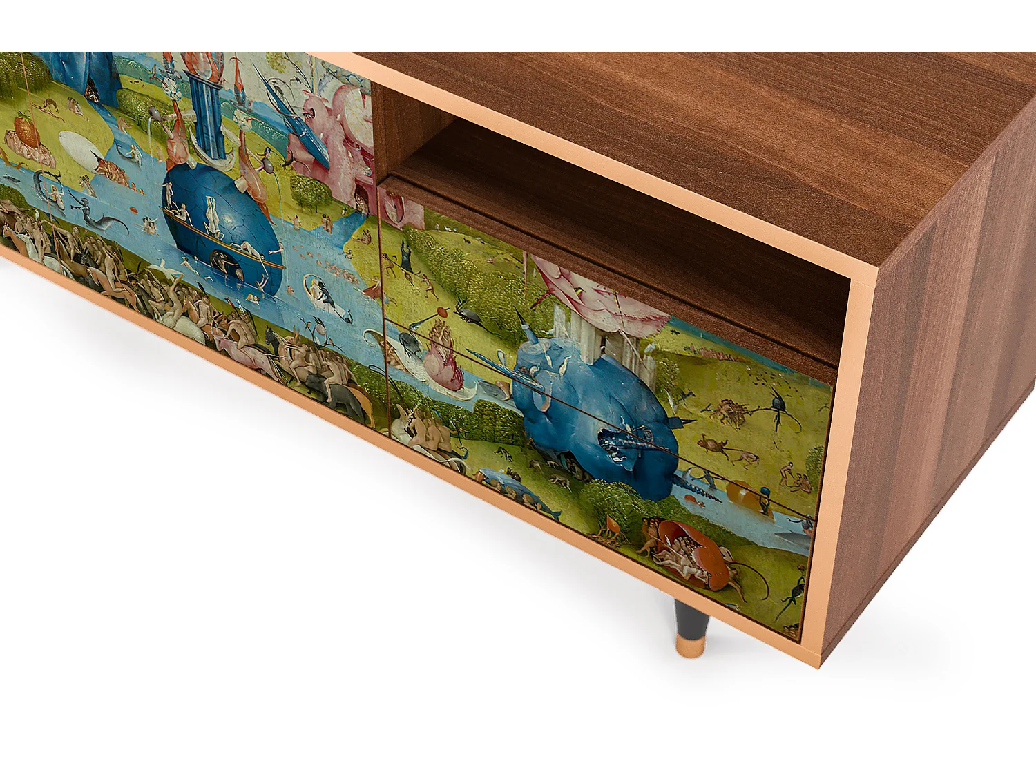 Mueble de TV - 125х56х41 cm - T7 - The Garden 2 by Bosch, Nogal