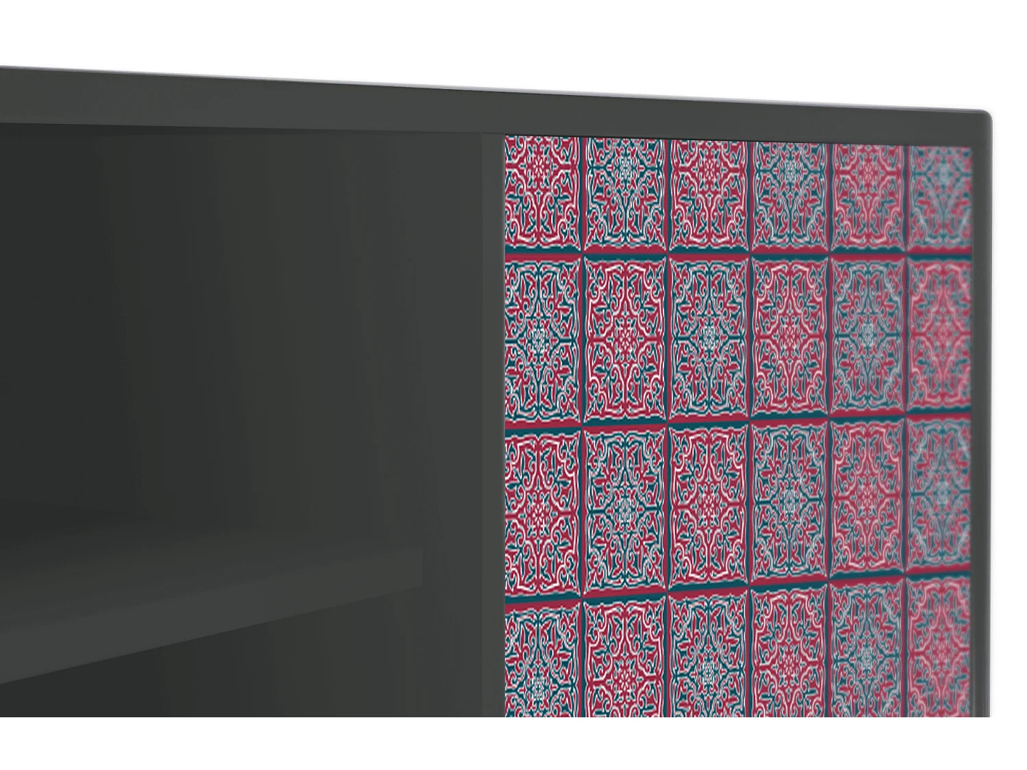 TV-meubel - 170х69х48 cm - T2 - Riviera Mosaic, Antraciet