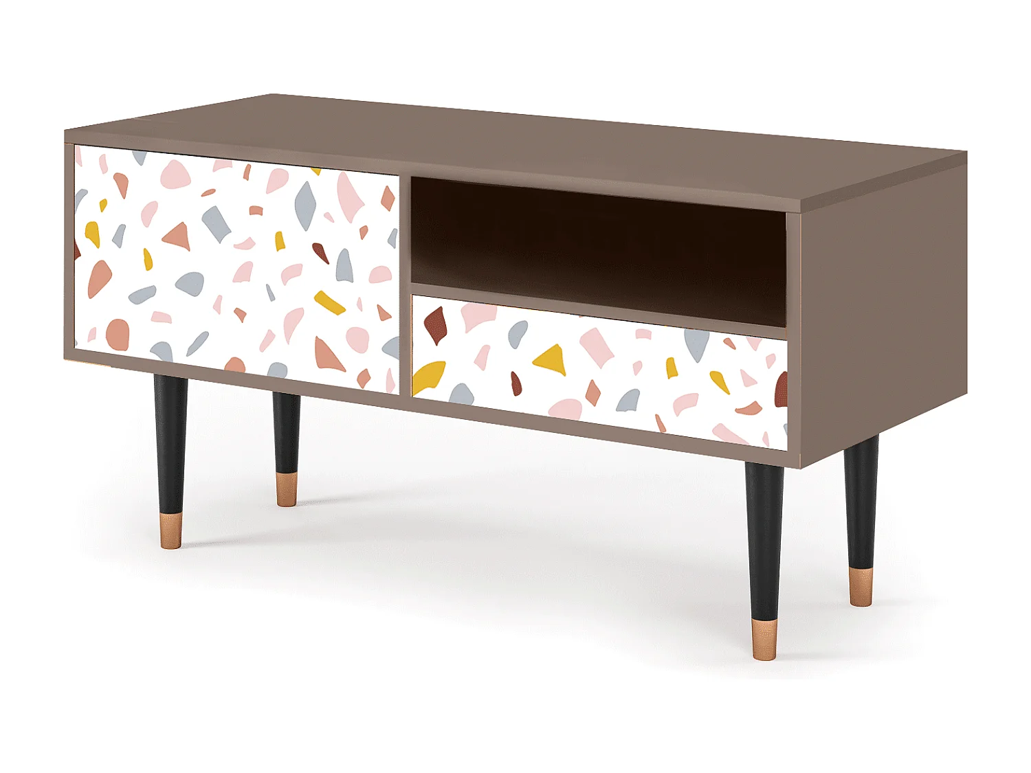 Mobile TV - 115х59х48 cm - T3 - Marmelade Cheese, Latte