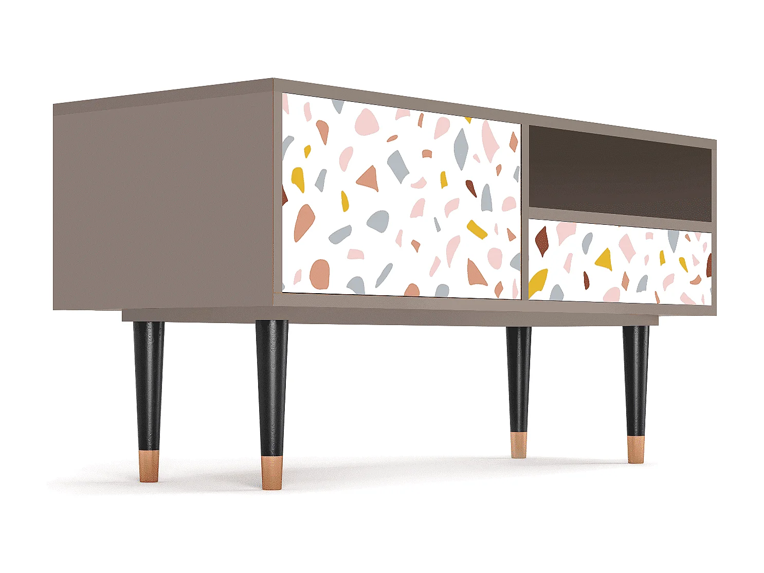 Mobile TV - 115х59х48 cm - T3 - Marmelade Cheese, Latte