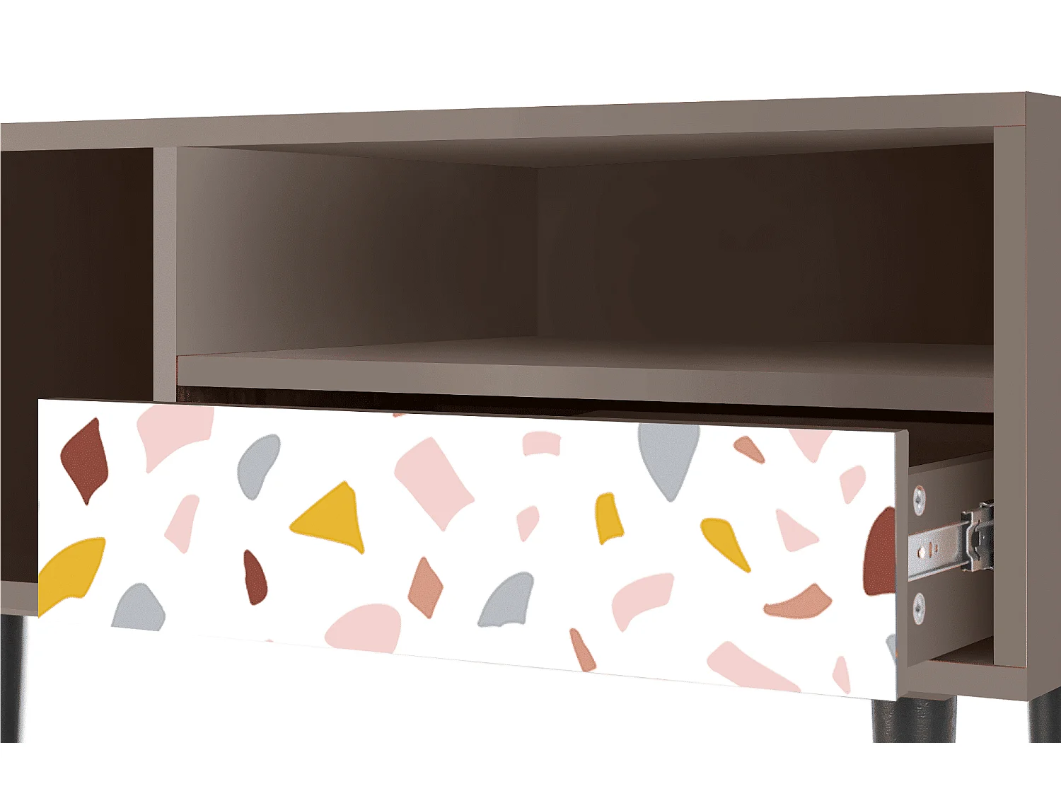 Mobile TV - 115х59х48 cm - T3 - Marmelade Cheese, Latte