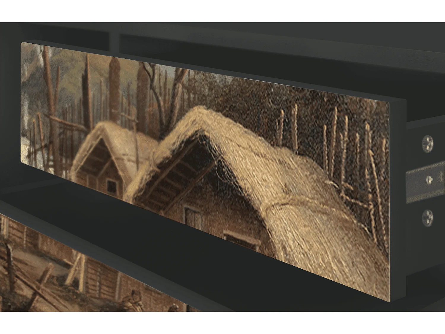 Meuble TV - 170х59х48 cm - T4 - View Across the Plains , Anthracite