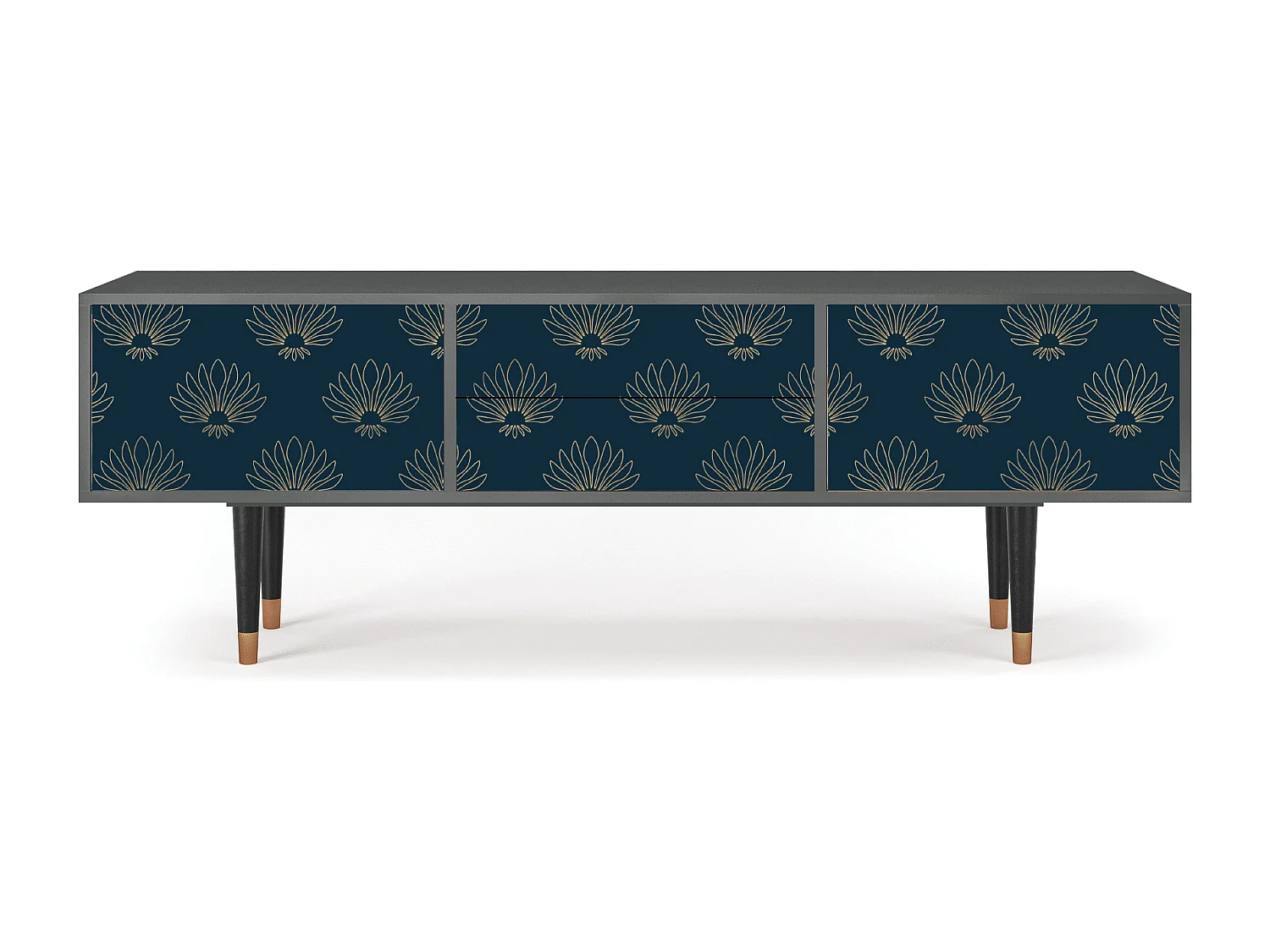 TV-meubel - 170х59х48 cm - T4 - Blue Lotus, Antraciet