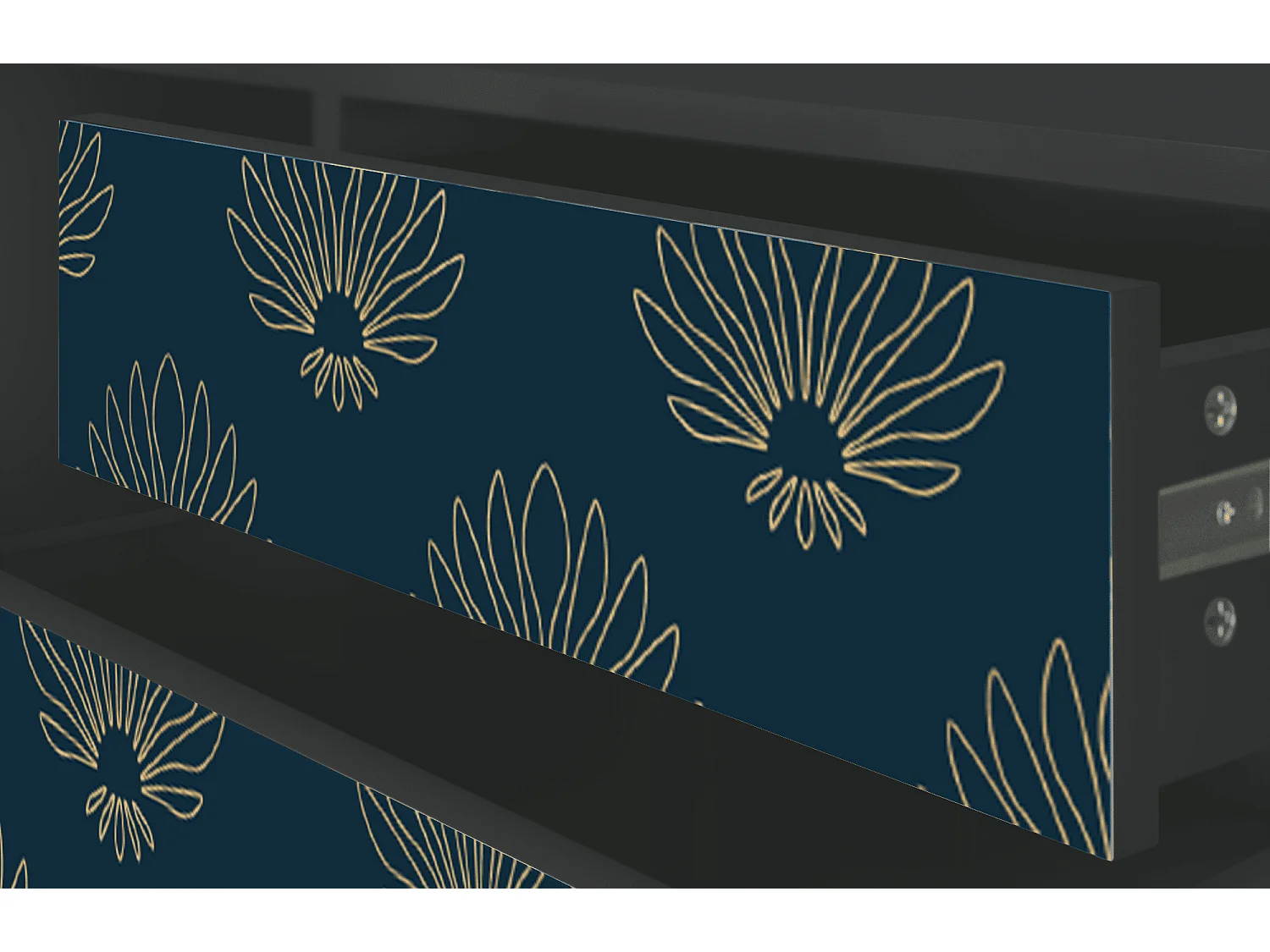 Meuble TV - 170х59х48 cm - T4 - Blue Lotus, Anthracite