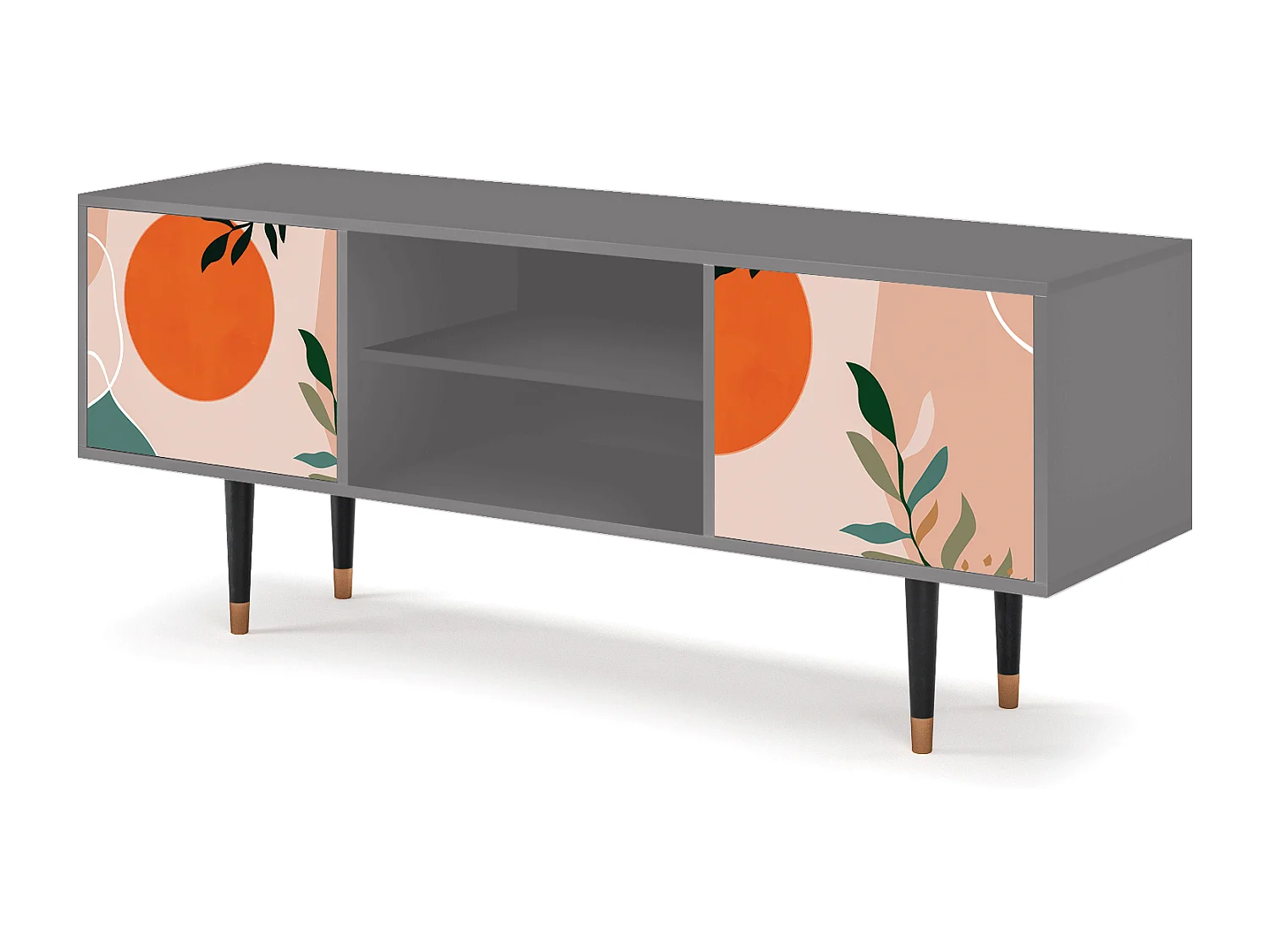 TV-Möbel - 170х69х48 cm - T2 - Artwork, Grau