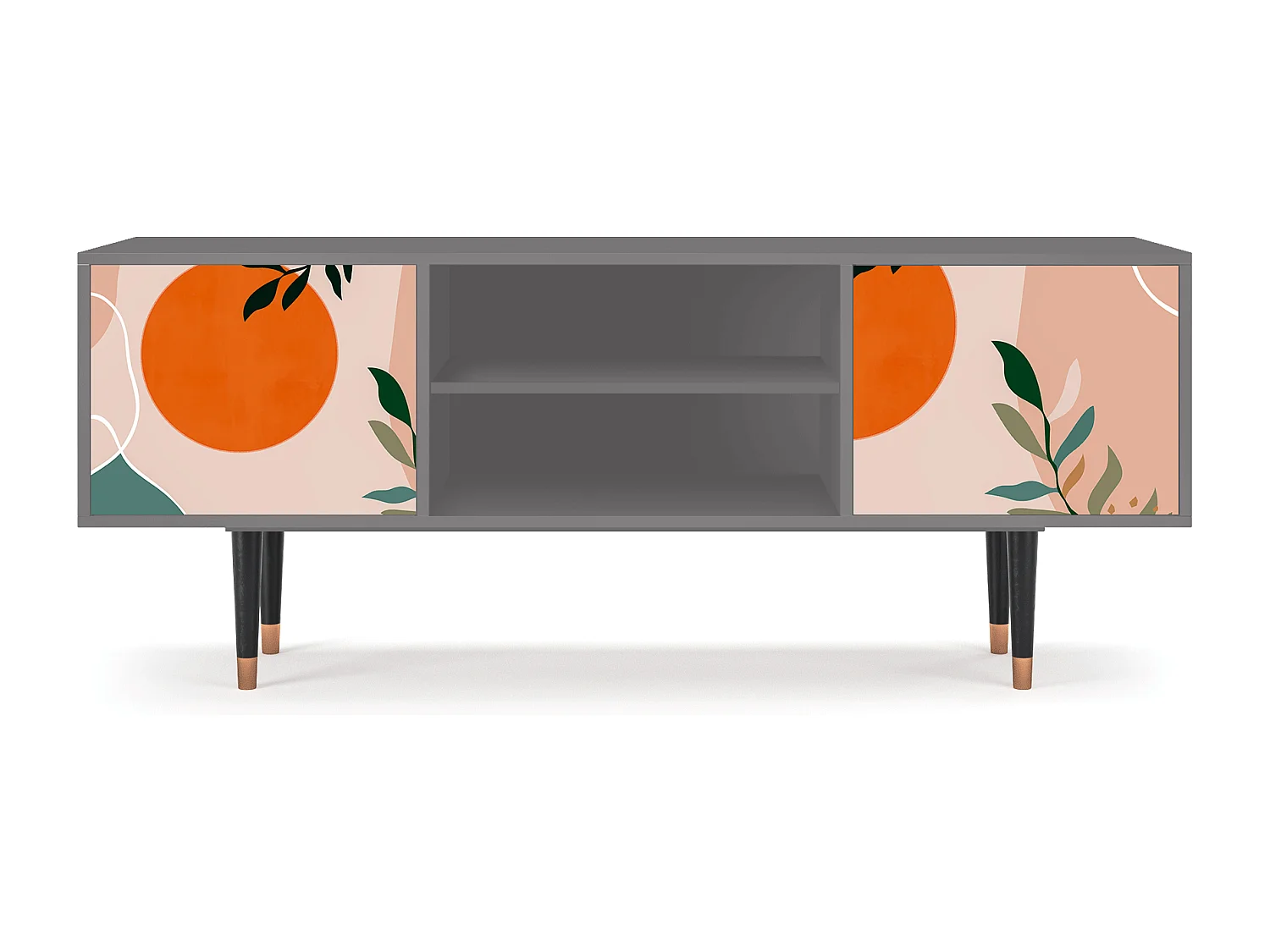 Mobile TV - 170х69х48 cm - T2 - Artwork, Grigio