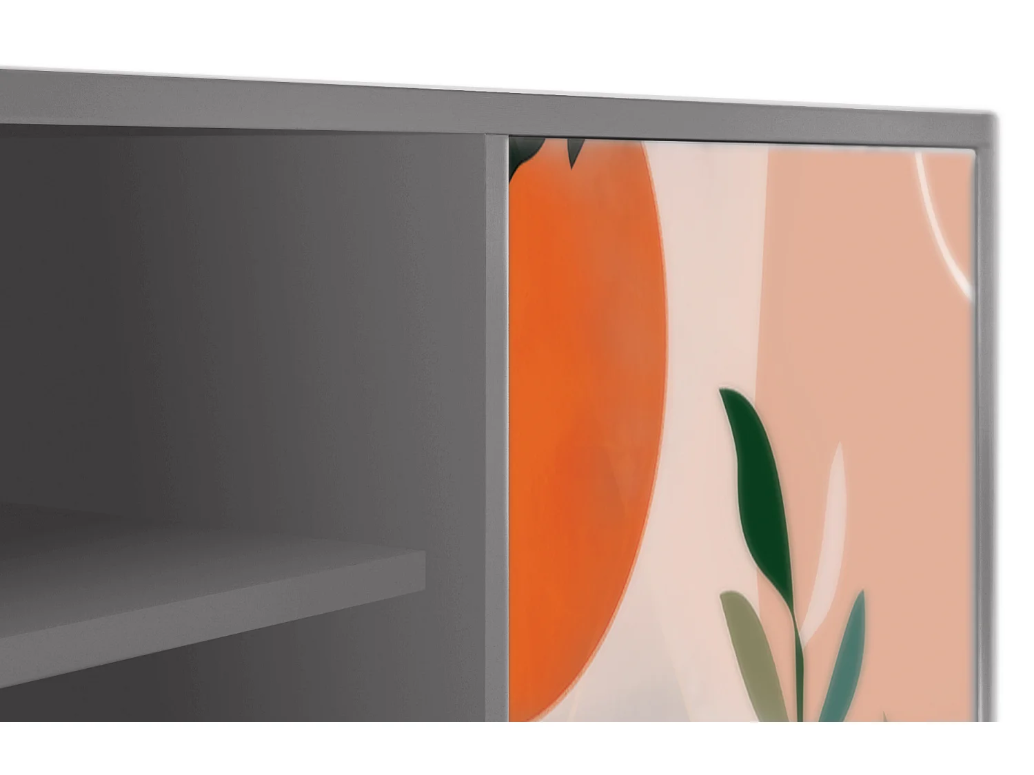 Mobile TV - 170х69х48 cm - T2 - Artwork, Grigio