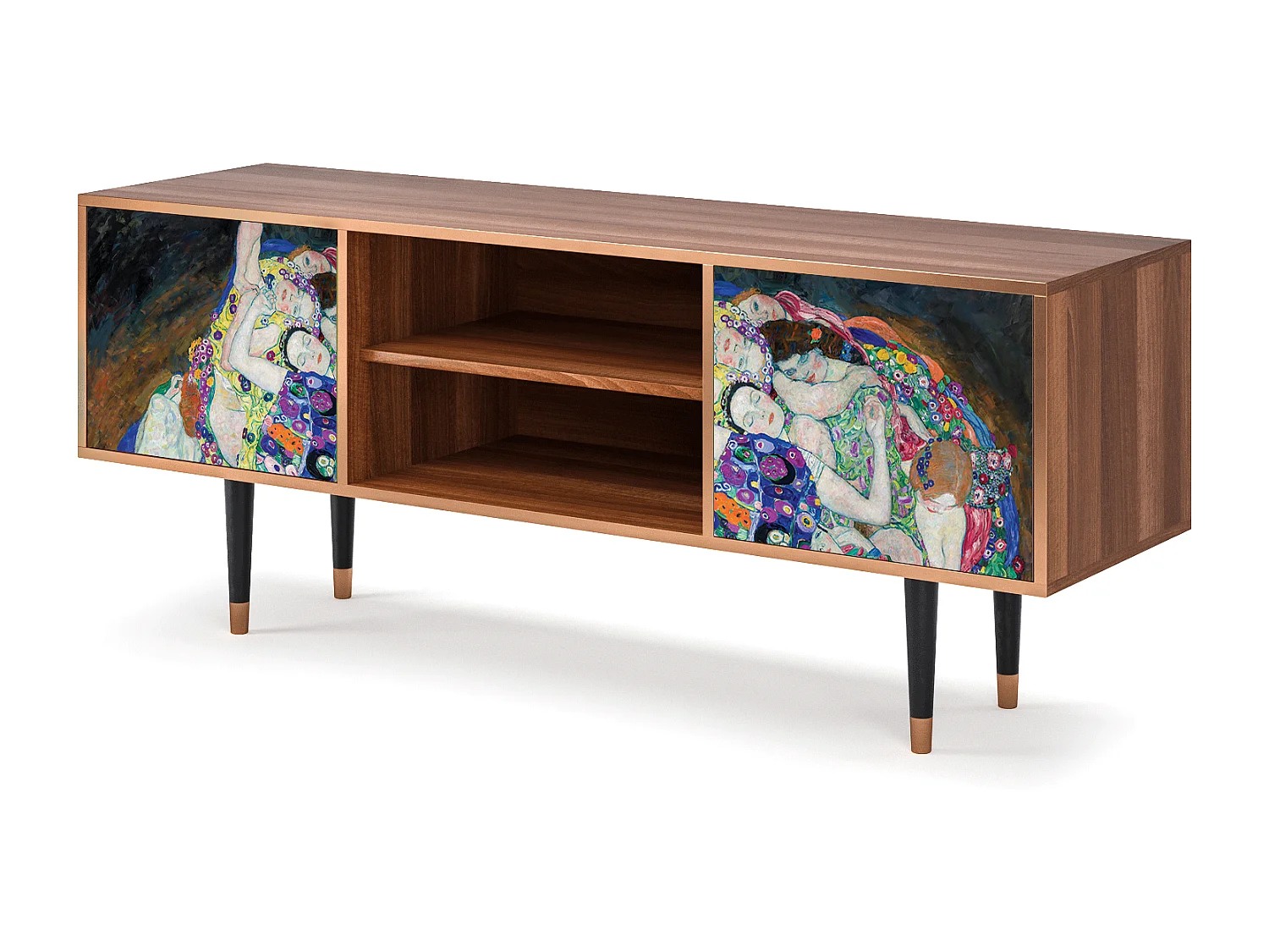 Mobile TV - 170х69х48 cm - T2 - The Maiden by Klimt, Noce