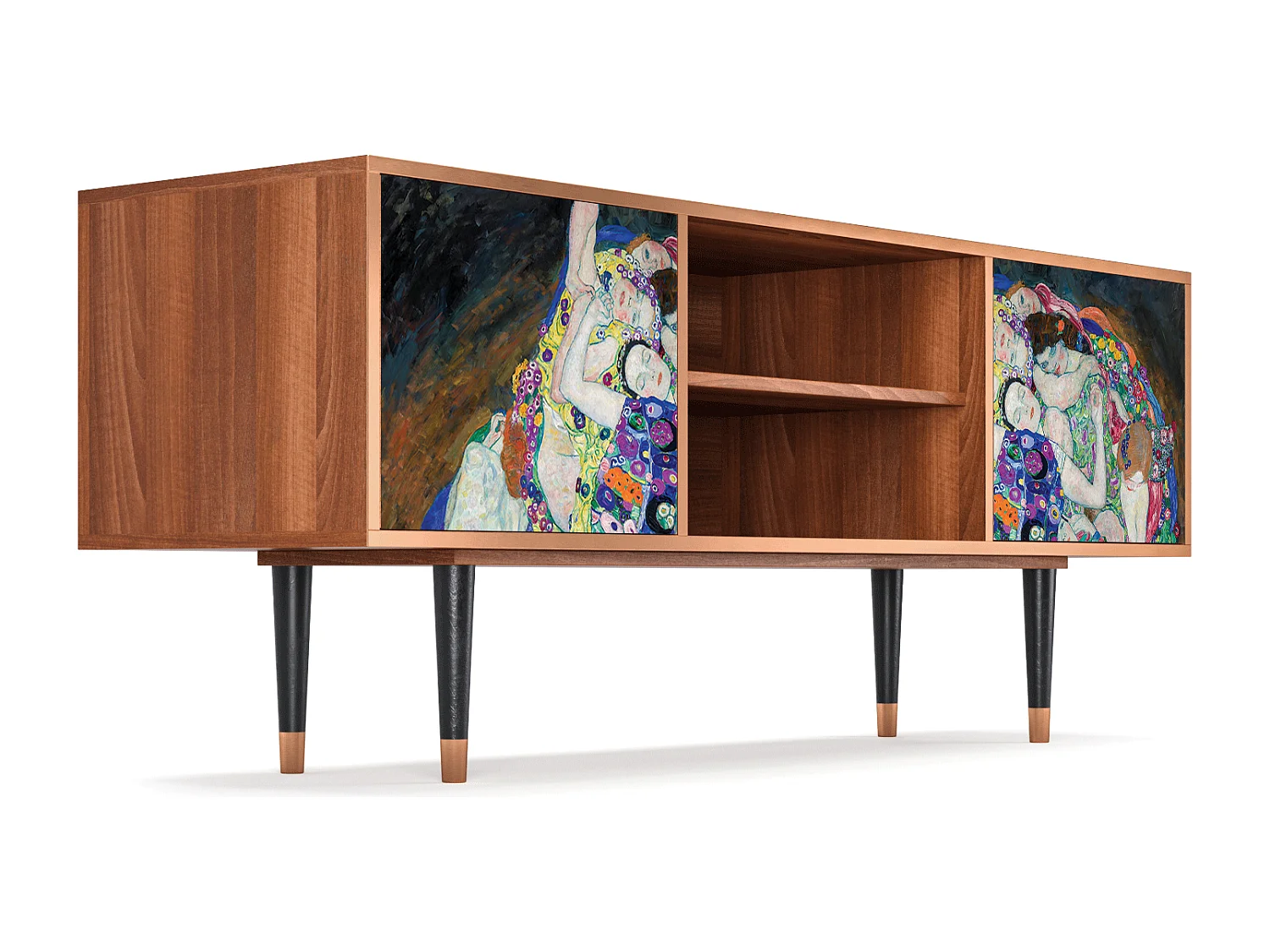 Mobile TV - 170х69х48 cm - T2 - The Maiden by Klimt, Noce