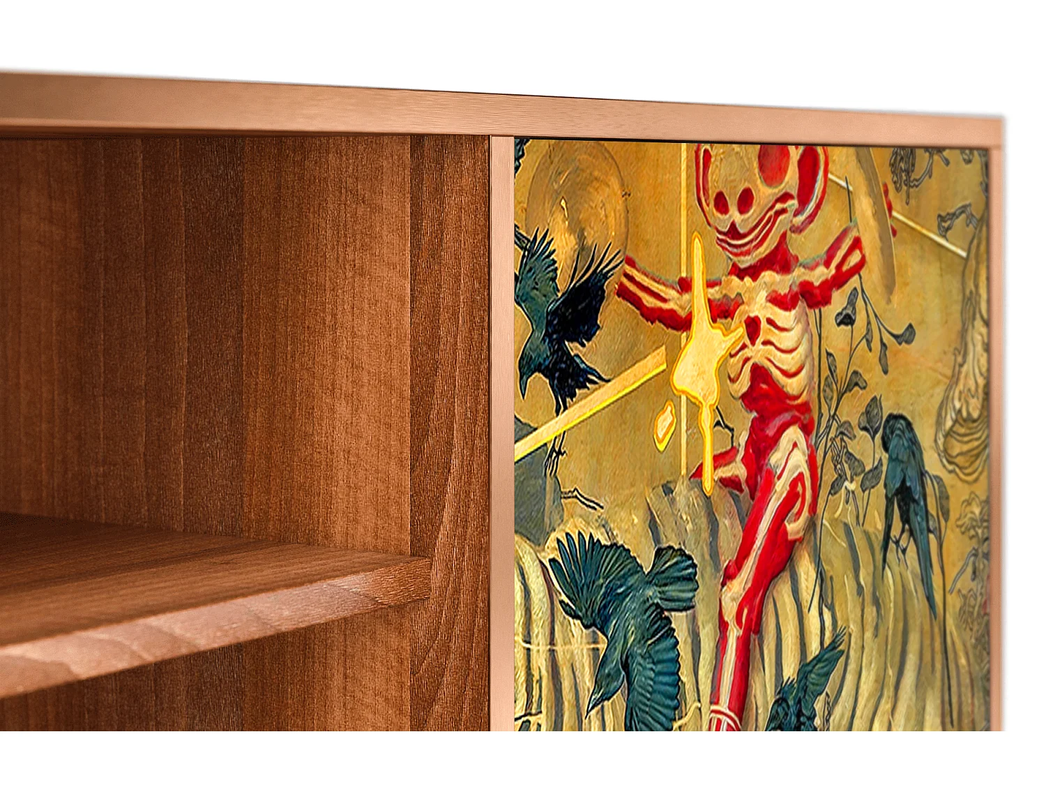 Meuble TV - 170х69х48 cm - T2 - Blood by James Jean, Noyer