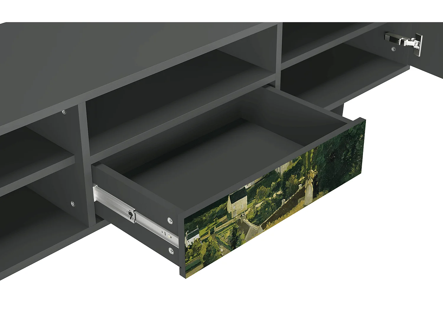 Meuble TV - 170х59х41 cm - T6 - Jalais Hill by Pissarro, Anthracite