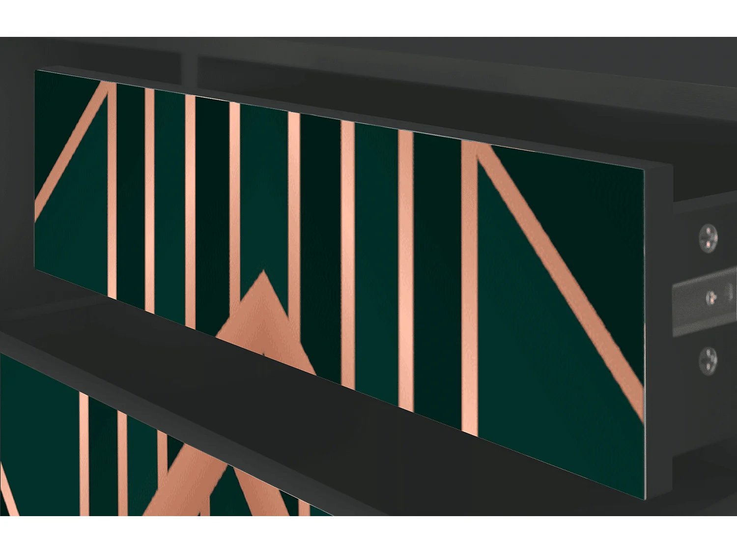 TV-Möbel - 170х59х48 cm - T4 - Emerald Gatsby, Anthrazit