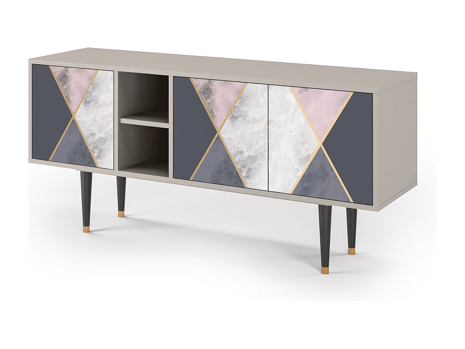 Meuble TV - 150х69х41 cm - T5 - Ideal Harmony, Sable