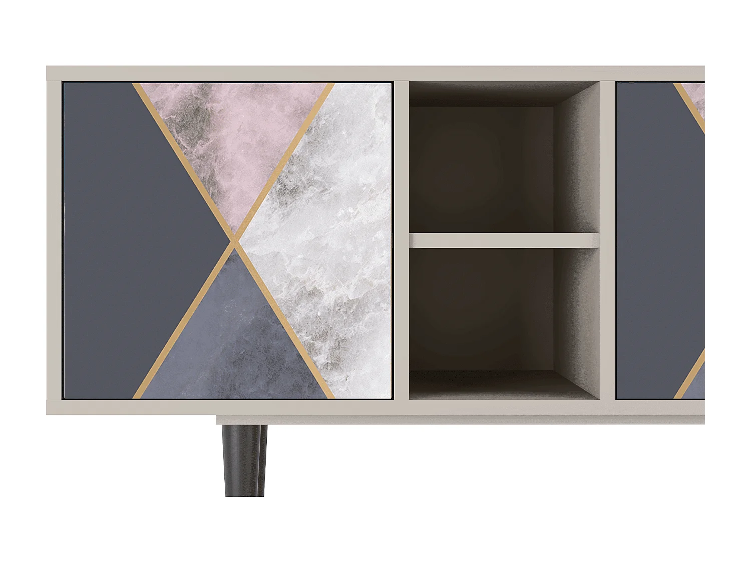 Meuble TV - 150х69х41 cm - T5 - Ideal Harmony, Sable