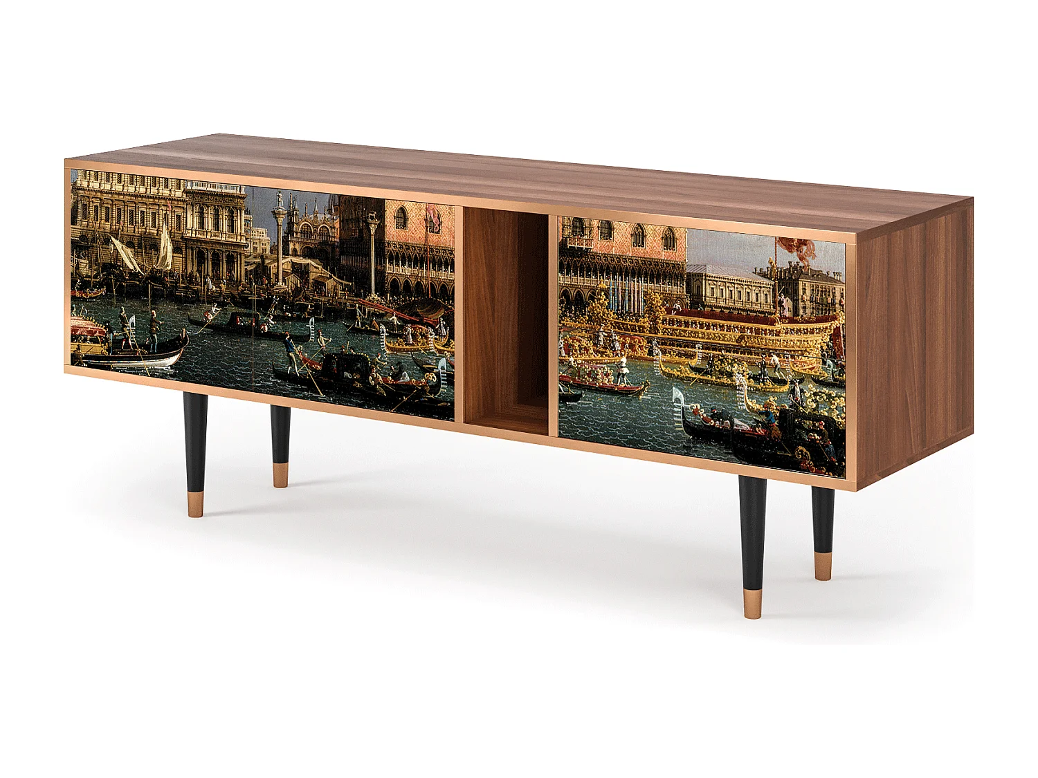 Meuble TV - 170х69х48 cm - T1 - The Bucintoro, Noyer